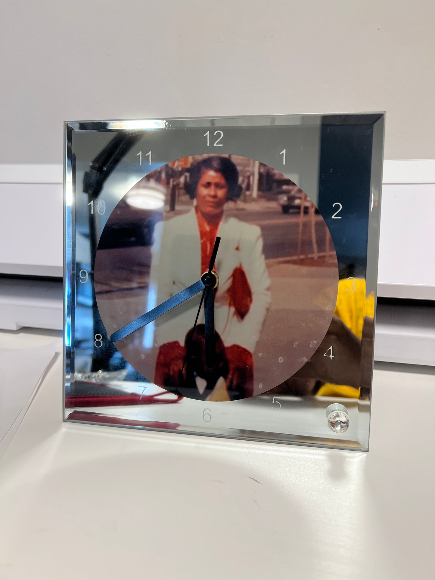 Custom Glass Clock