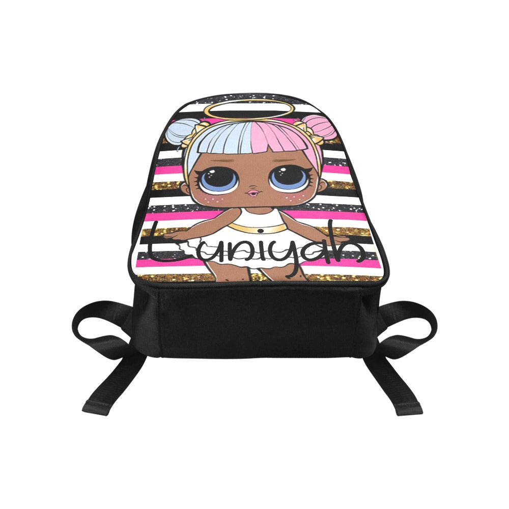 Medium Fabric School Backpack