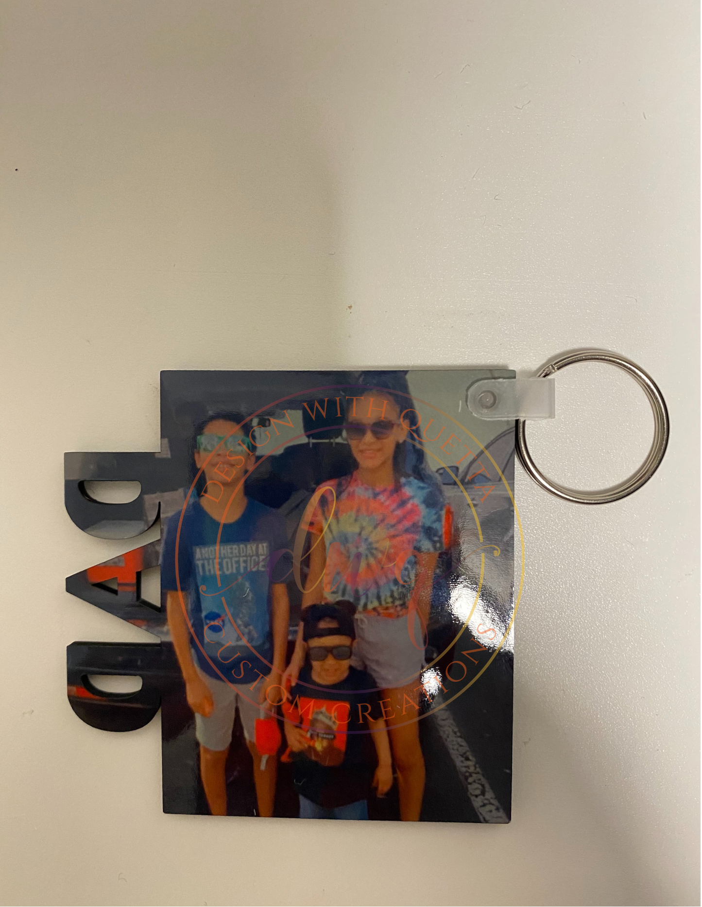 Custom dad keychains