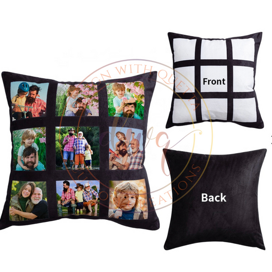 9 panel sublimation blank pillow case